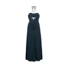Self-portrait Cutout Ruched Halterneck Maxi Dress