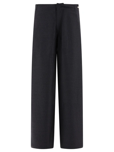 パンツ SERAPIS DARK GREY WOOL RUDDER PANTS Serapis 