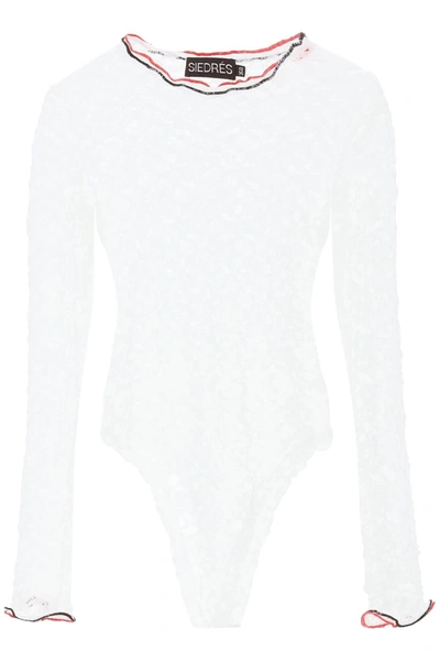 SIEDRES SIEDRES 'DIXIE' STRETCH LACE BODYSUIT