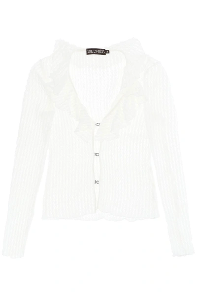 SIEDRES SIEDRES CHLOE STRETCH LACE SHIRT