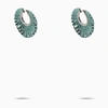 SO-LE STUDIO SO LE STUDIO TURQUOISE METALLIC REVOLVE EARRINGS