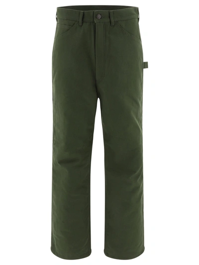 South2 West8 Quilted Trousers In Green