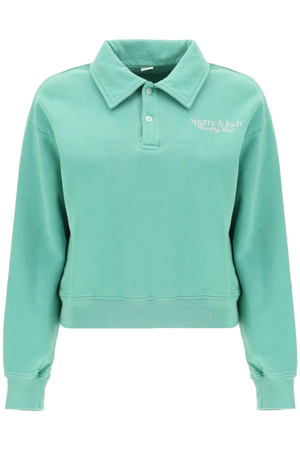 スウェット・トレーナー Sporty & Rich Unisex Country Club Polo Shirt PO841VE Sporty And Rich Sporty Rich 'sr Country Club' Polo