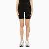 SPORTY AND RICH SPORTY & RICH FITTED BLACK SHORTS