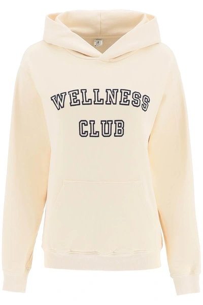 Sporty And Rich Wellness Club Logo-print Cotton-jersey Hoody In Multi-colored