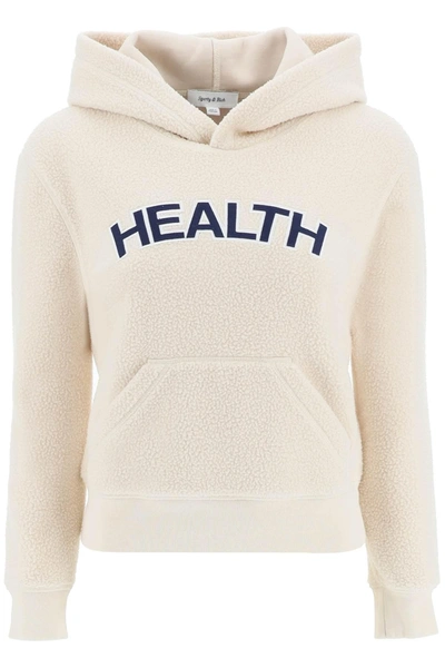 Sporty And Rich Sporty Rich Sherpa Fleece Hoodie In White