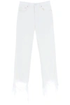 Stella Mccartney Gerade Jeans Im Distressed-look In White