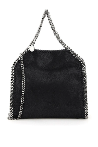 Stella Mccartney Stella Mc Cartney Black/gold Falabella Mini Tote Bag