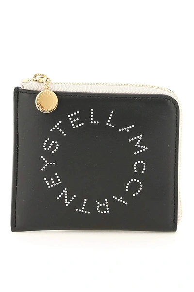 STELLA MCCARTNEY STELLA MC CARTNEY TWO TONE CARDHOLDER WITH LOGO