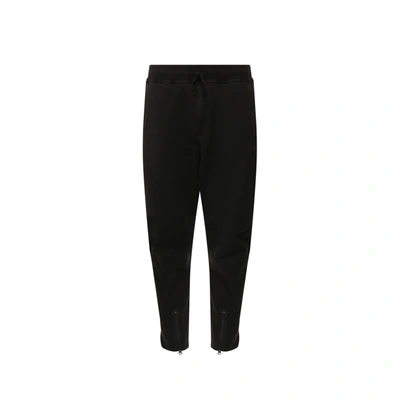 Stone Island Cotton Pants In Black