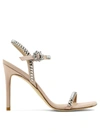 Stuart Weitzman Gemcut 100 Sandals In Multicolor