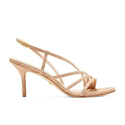 Stuart Weitzman Melodie 75 Sandals In Beige