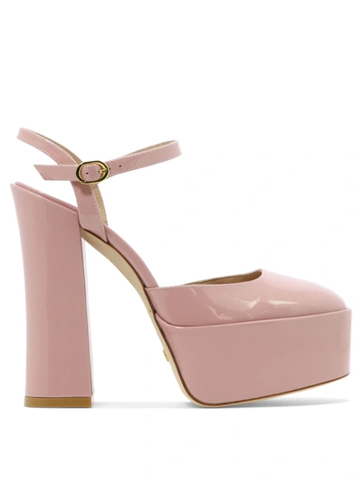 Stuart Weitzman "skyhigh 145" Platform Pumps In Pink