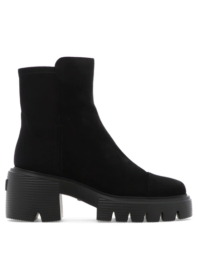 Stuart Weitzman 5050 Soho Ankle Boots In Black