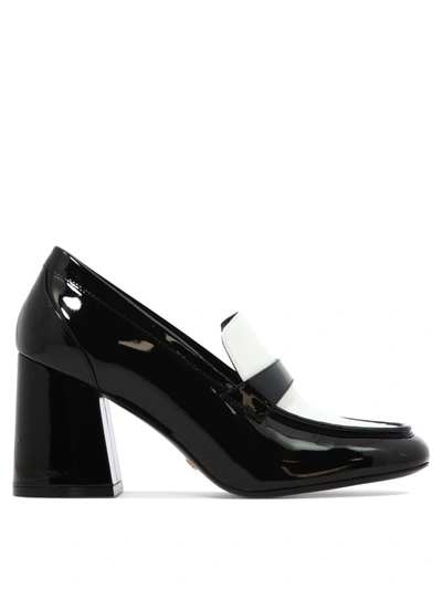 Stuart Weitzman "sleek 85" Loafers In Black