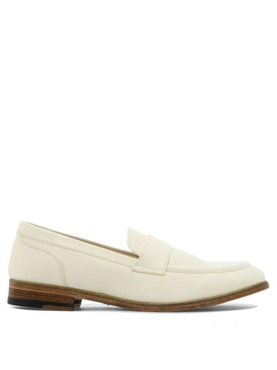 Sturlini "dolly" Classic Leather Loafers In White