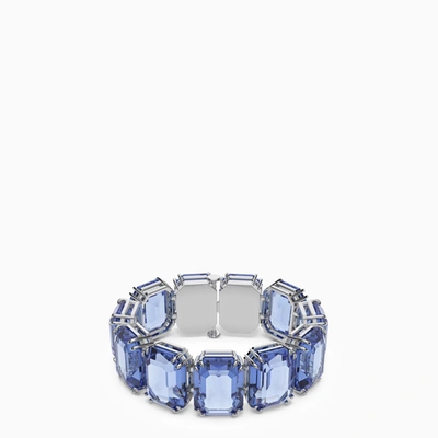 Swarovski Light Blue Millenia Bracelet In Crystals In Metal