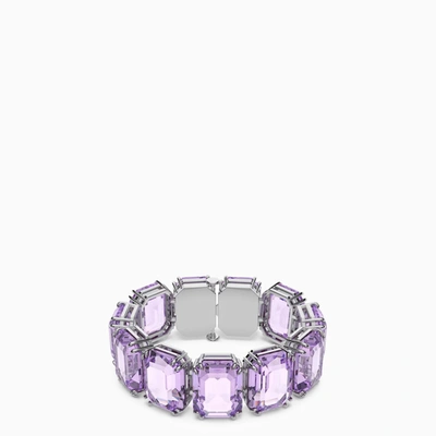 Swarovski Millenia Purple Bracelet In Crystals In Metal