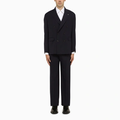 Tagliatore Blue Double-breasted Wool Suit