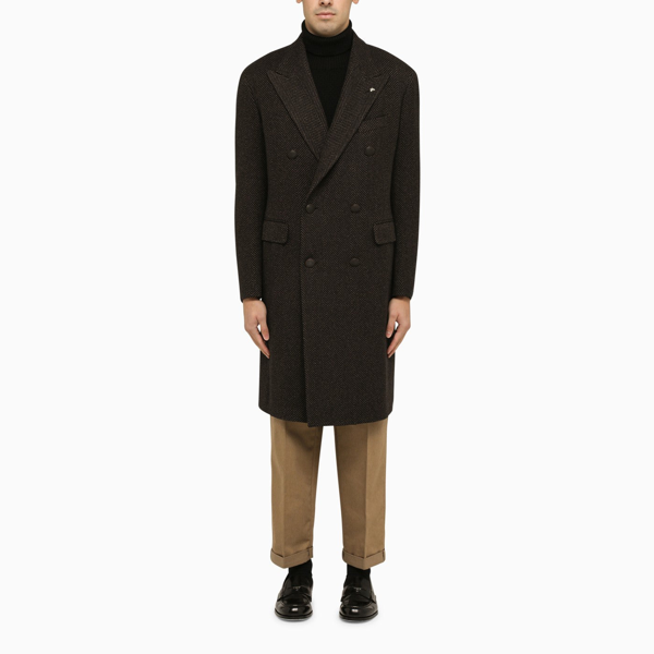 Tagliatore Loyd single-breasted coat - Neutrals