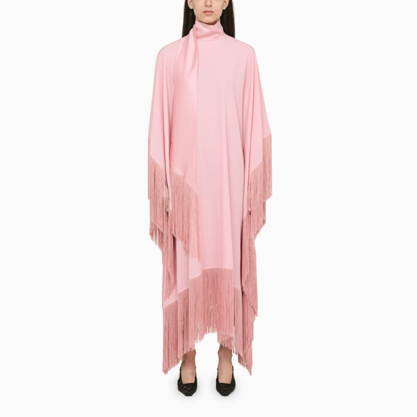 Taller Marmo asymmetric fringed midi dress - Pink