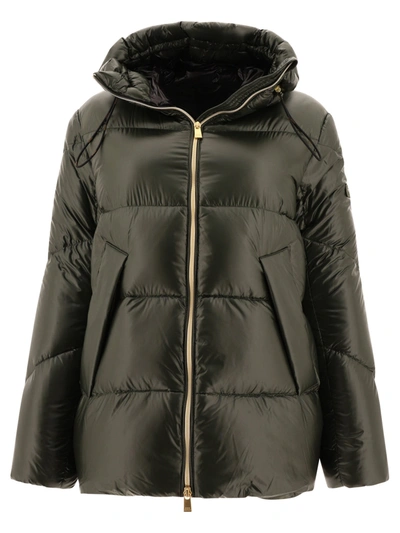 Tatras Down Jacket With Contrasting Interior In Green