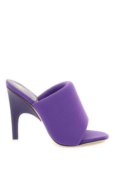 Attico Rem 100mm Mules In Violet