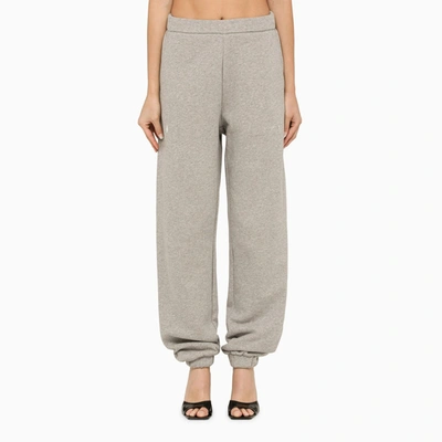 ATTICO THE ATTICO GREY MÉLANGE JOGGING TROUSERS