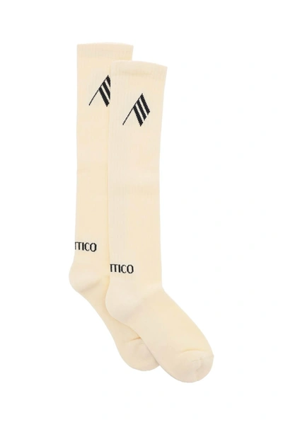 Attico The  Logo Short Sports Socks In Mixed Colours