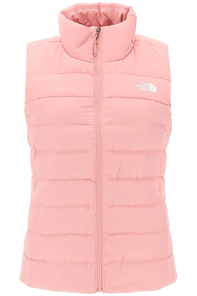 The North Face Akoncagua Lightweight Puffer Waistcoat In Pink