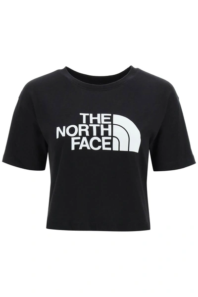 The North Face T-shirt With Logo Embroidery In Black