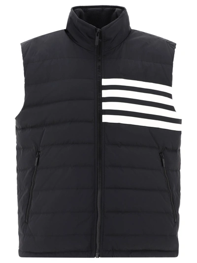 Thom Browne Padded Waistcoat In Grey