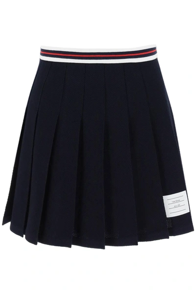 Thom Browne Mini-skirt In Blue