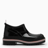 Thom Browne Stripe-trim Ankle Boots In Black