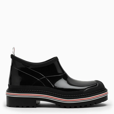 Thom Browne Stripe-trim Ankle Boots In Multi-colored