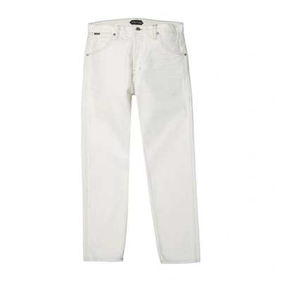 Tom Ford Denim Jeans In White