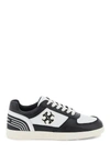 Tory Burch White Low-top Leather Sneakers For Women With Round Toeline And Eva Sole