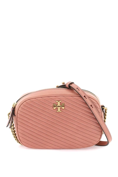 Tory Burch Kira Leather Camera Bag In Pink