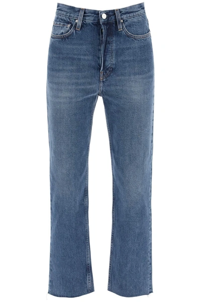 Totême Toteme Classic Cut Jeans In Blue