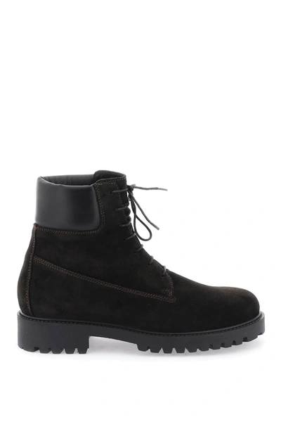 Totême Toteme Husky Ankle Boots In Brown