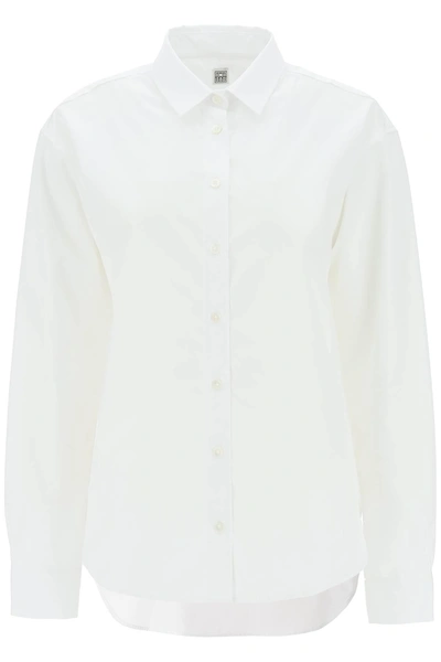 Totême Toteme Signature Shirt In Whtie