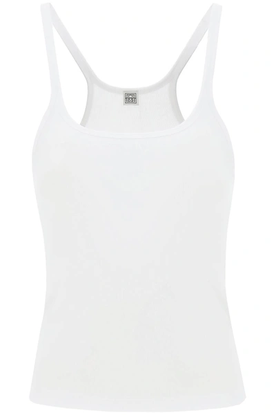 Totême Toteme Scoop Neck Tank Top In White