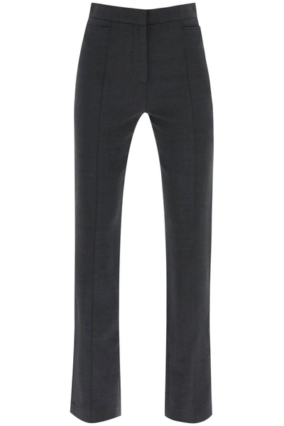 Totême Grey Slim Trousers In Grey