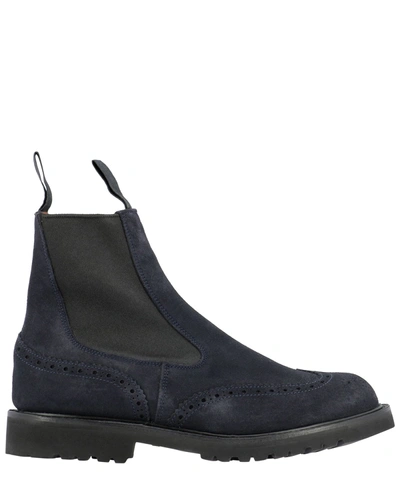 Tricker's Womens Blue Ankle Boots