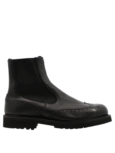 Tricker's Silvia Ankle Boots In Black
