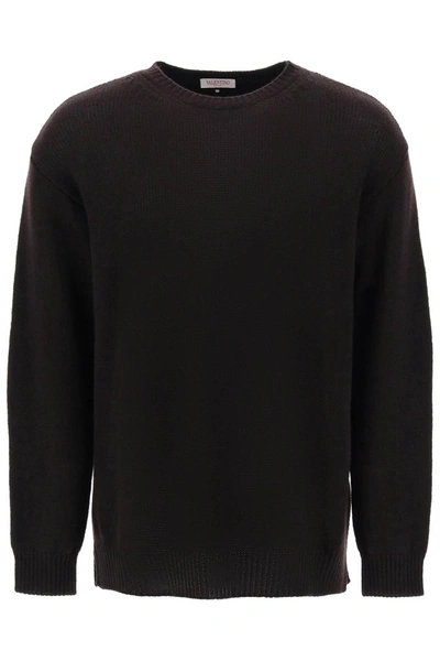 Valentino Brown Cashmere Sweater