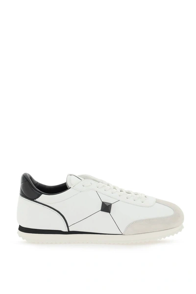 Valentino Garavani Low Top Stud Around Sneakers In Multicolor