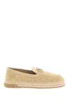 Valentino Garavani Suede Espadrilles In Beige