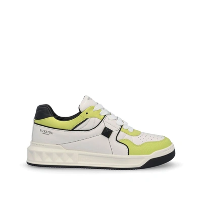 Valentino Garavani One Stud Sneakers In White