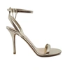 Valentino Gold Leather Stiletto Heel Sandals